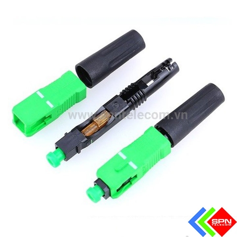 Đầu Nối Quang Nhanh Fast Connector SC/APC Chính Hãng