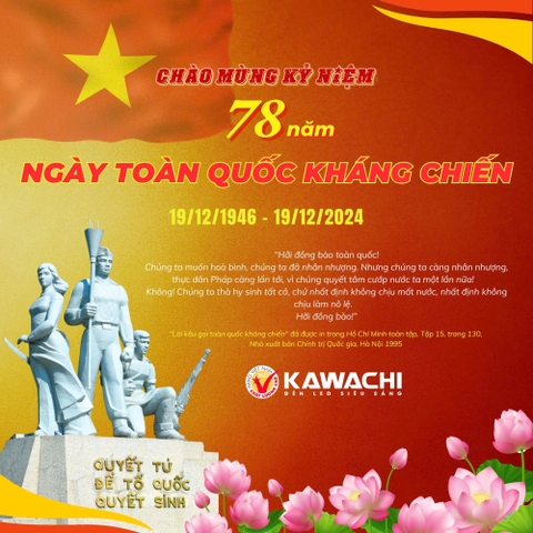 KỶ NIỆM 78 NĂM NGÀY TOÀN QUỐC KHÁNG CHIẾN (19/12/1946 - 19/12/2024) KỶ NIỆM 78 NĂM NGÀY TOÀN QUỐC KHÁNG CHIẾN (19/12/1946 - 19/12/2024)