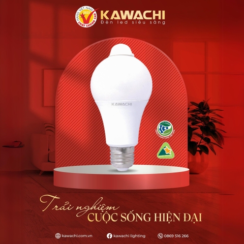 TRẢI NGHIỆM CUỘC SỐNG HIỆN ĐẠI VỚI ĐÈN LED BULB CẢM ỨNG KAWACHI TRẢI NGHIỆM CUỘC SỐNG HIỆN ĐẠI VỚI ĐÈN LED BULB CẢM ỨNG KAWACHI