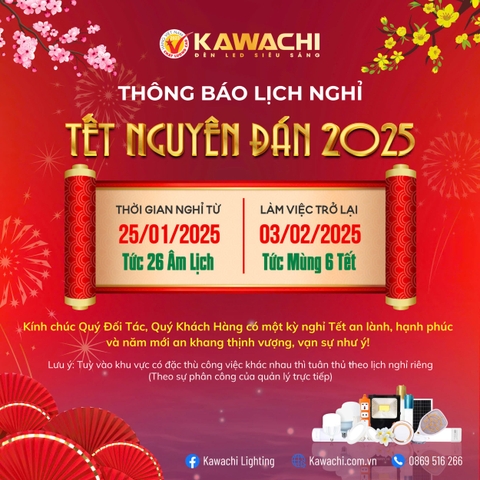 THÔNG BÁO LỊCH NGHỈ TẾT NGUYÊN ĐÁN 2025 THÔNG BÁO LỊCH NGHỈ TẾT NGUYÊN ĐÁN 2025