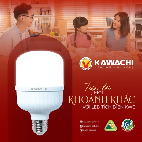 ĐÈN LED TRỤ TÍCH ĐIỆN KAWACHI - TIỆN LỢI MỌI LÚC MỌI NƠI ĐÈN LED TRỤ TÍCH ĐIỆN KAWACHI - TIỆN LỢI MỌI LÚC MỌI NƠI