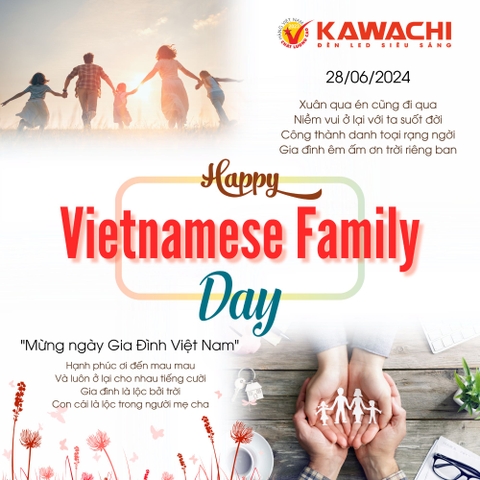 CHÚC MỪNG NGÀY GIA ĐÌNH VIỆT NAM 28/06/2024 CHÚC MỪNG NGÀY GIA ĐÌNH VIỆT NAM 28/06/2024