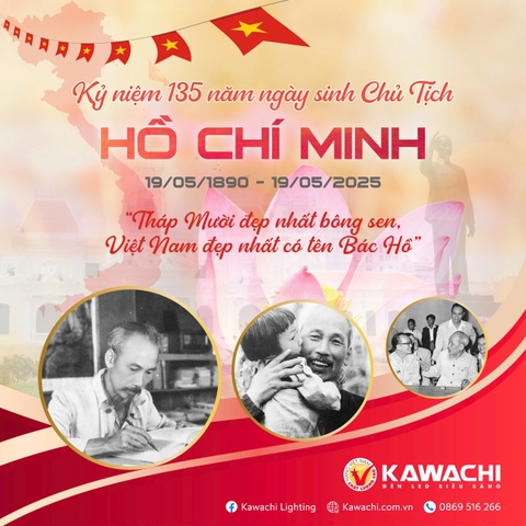 KỶ NIỆM 135 NĂM NGÀY SINH CHỦ TỊCH HỒ CHÍ MINH (19/05/1890 – 19/05/2025) KỶ NIỆM 135 NĂM NGÀY SINH CHỦ TỊCH HỒ CHÍ MINH (19/05/1890 – 19/05/2025)
