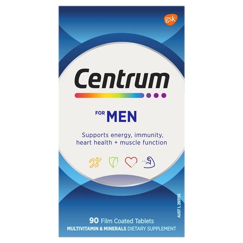 Viên bổ sung vitamin và khoáng chất cho nam giới Centrum For Men