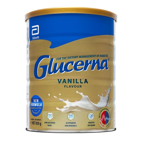 Sữa bột Glucerna chính hãng Úc - Sữa dành cho người tiểu đường (850g)