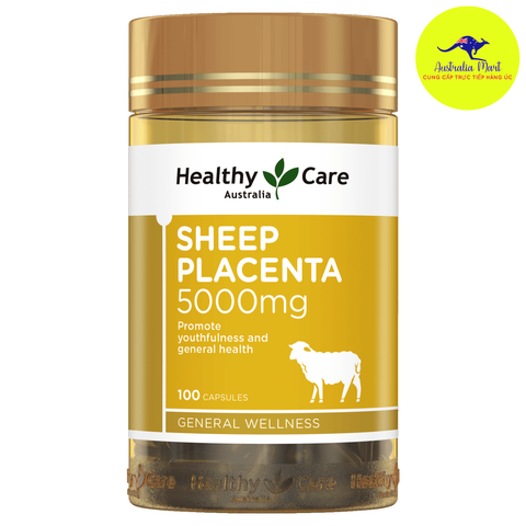 Healthy Care Sheep Placenta 5000mg - Viên uống nhau thai cừu (100 viên)