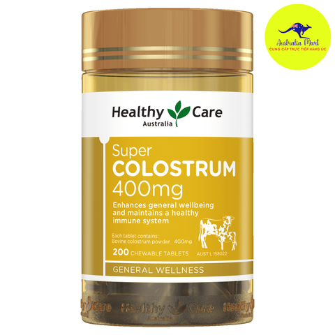 Healthy Care Super Colostrum - Viên sữa bò non (200 viên)