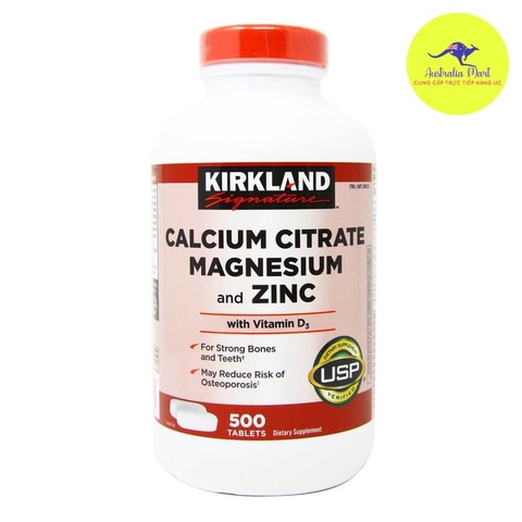 Kirkland Calcium citrate magnesium and zinc