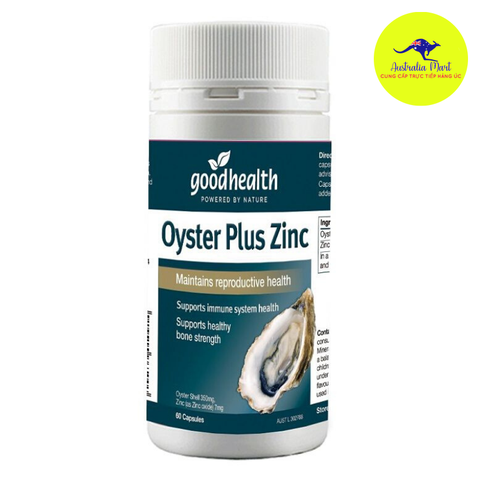 Tinh chất hàu xanh Oyster Plus Zinc chính hãng Úc - 60 viên