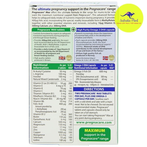 Pregnacare max