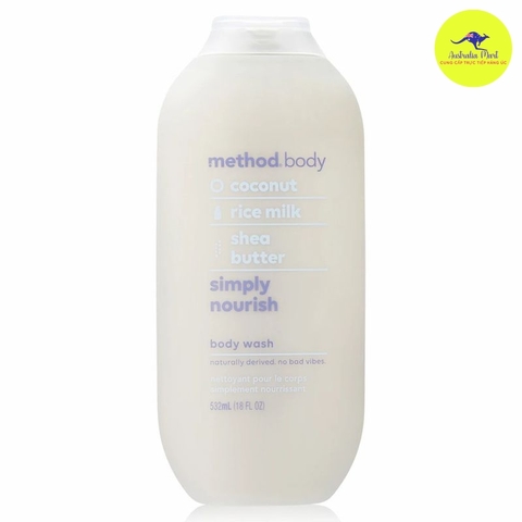 Sữa tắm hữu cơ Method Body