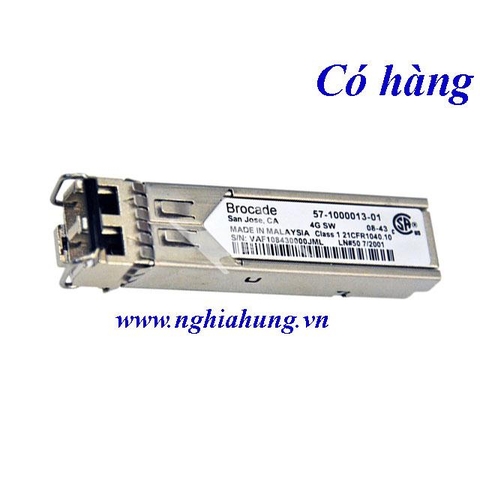 Module quang Brocade  4Gb SW FC SFP #57-1000013-01