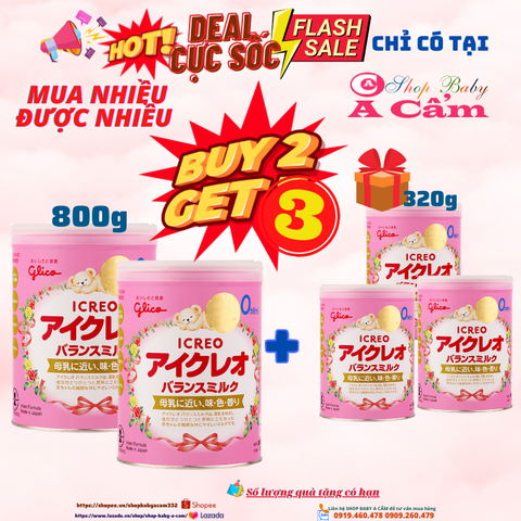 📣📣HOT📣HOT💥DEAL CỰC SỐC- MUA 2 TẶNG 3 -SỮA GLICO- NHẬT🎯CHỈ CÓ TẠI💥💢SHOP BABY A CẨM💢💥 📣📣HOT📣HOT💥DEAL CỰC SỐC- MUA 2 TẶNG 3 -SỮA GLICO- NHẬT🎯CHỈ CÓ TẠI💥💢SHOP BABY A CẨM💢💥
