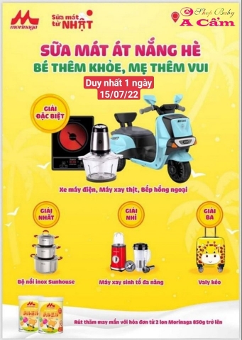 📣📣 LOA LOA📣CHƯƠNG TRÌNH MORINAGA#KHUYẾN_MÃI CỰC SHOCK- 1️⃣ ngày Duy NHất 15/07/2022 TẠI💥💢SHOP BABY A CẨM💢💥 📣📣 LOA LOA📣CHƯƠNG TRÌNH MORINAGA#KHUYẾN_MÃI CỰC SHOCK- 1️⃣ ngày Duy NHất 15/07/2022 TẠI💥💢SHOP BABY A CẨM💢💥