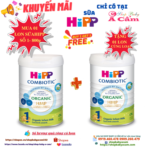 📣📣KHUYẾN MÃI MUA 1 LON SỮA HIPP SỐ 1 -800gr TẶNG 1 LON SỮA HIPP CÙNG LOẠI 🎯CHỈ CÓ TẠI💥💢SHOP BABY A CẨM💢💥 📣📣KHUYẾN MÃI MUA 1 LON SỮA HIPP SỐ 1 -800gr TẶNG 1 LON SỮA HIPP CÙNG LOẠI 🎯CHỈ CÓ TẠI💥💢SHOP BABY A CẨM💢💥