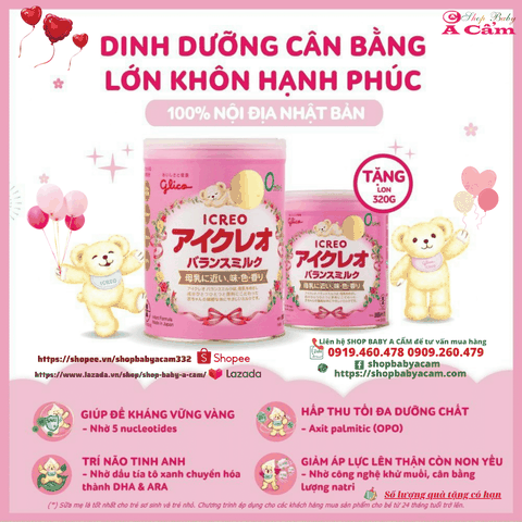 📣📣📣💖 GLICO ICREO – BÍ QUYẾT GIÚP BÉ PHÁT TRIỂN TOÀN DIỆN, CÂN BẰNG 💖 📣📣📣💖 GLICO ICREO – BÍ QUYẾT GIÚP BÉ PHÁT TRIỂN TOÀN DIỆN, CÂN BẰNG 💖