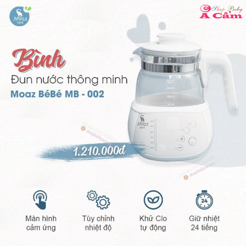 💥BÌNH ĐUN NƯỚC THÔNG MINH MOAZ BÉBÉ MB 002🌞 💥BÌNH ĐUN NƯỚC THÔNG MINH MOAZ BÉBÉ MB 002🌞