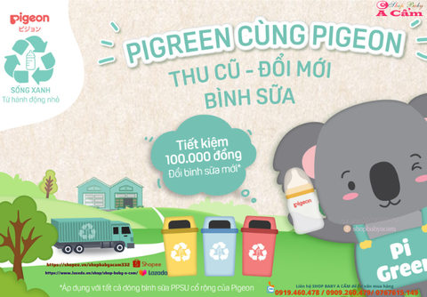 📣📣🔥CHƯƠNG TRÌNH THU-ĐỔI BÌNH SỮA CŨ🍼 PIGREEN CÙNG PIGEON🍼🍼🍼 giảm trực tiếp 100k TẠI💥💢SHOP BABY A CẨM💢💥 📣📣🔥CHƯƠNG TRÌNH THU-ĐỔI BÌNH SỮA CŨ🍼 PIGREEN CÙNG PIGEON🍼🍼🍼 giảm trực tiếp 100k TẠI💥💢SHOP BABY A CẨM💢💥