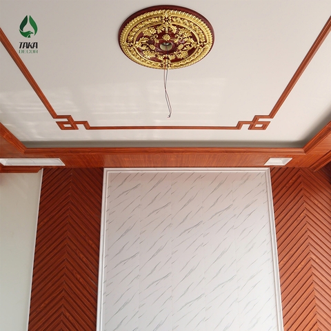 Mẫu Trần Nhựa Giật Cấp Phòng Khách