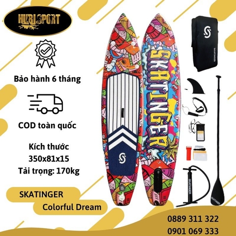 Colorfull Dream - Graffiti - Skatinger - Thuyền SUP / Ván chèo đứng bơm hơi