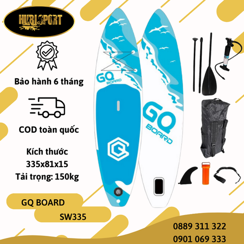 SW335 - GQ Board - Thuyền SUP / Ván chèo đứng bơm hơi