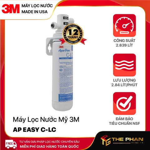 Máy Lọc Nước Mỹ 3M AP EASY C-LC Dành Cho Tủ Lạnh (70020345958)