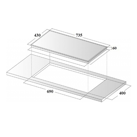 Bếp Từ Đôi Eurosun EU-TE259Plus - 2 vùng nấu (Cảm ứng từ + Hồng ngoại)