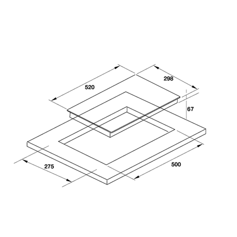 Bếp Điện Hafele HC-R302A 536.01.620 - 2 Vùng nấu