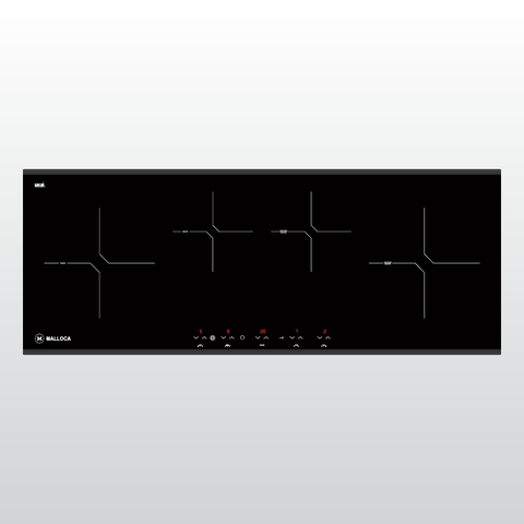 Bếp Điện Từ Âm Malloca MH-04IR S - 4 vùng nấu (2 từ và 2 điện)