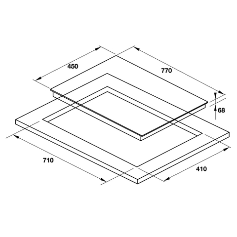 Bếp Từ Hafele HC-IF77D 536.61.645 - 2 Vùng nấu