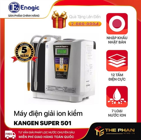 Máy Lọc Nước Điện Giải Ion Kiềm Enagic LEVELUK SUPER 501 - Kangen Water