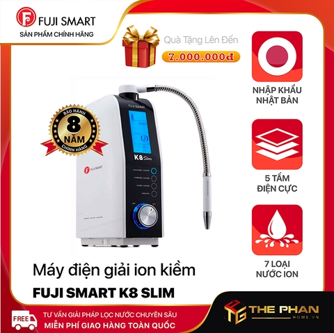 Máy Lọc Nước Điện Giải Ion Kiềm FUJI SMART K8 SLIM