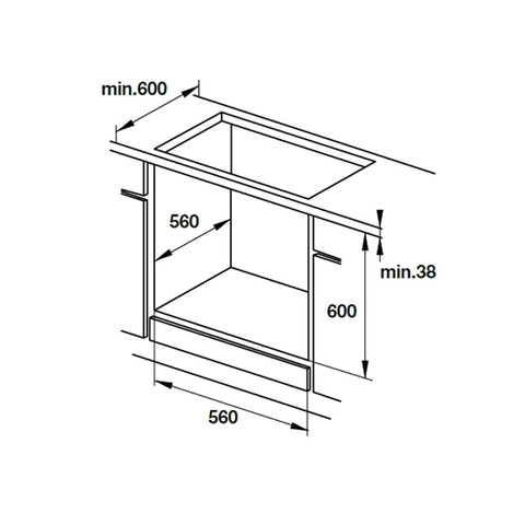 Lò Nướng Hafele HO-KT60A9 535.02.611 - 65 lít