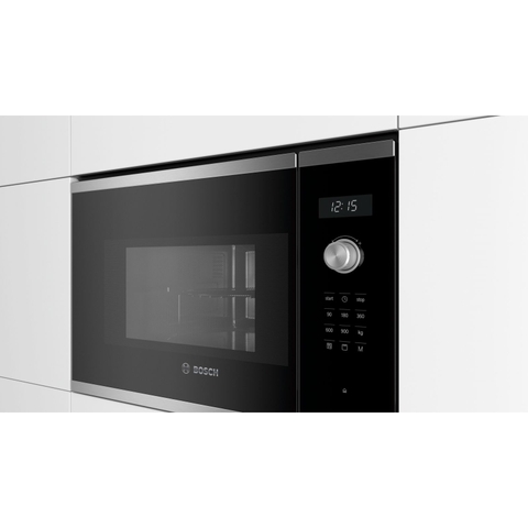 Lò Vi Sóng BOSCH BEL554MS0B - 25 Lít, 38cm, 8 chương trình, Cảm biến chạm mở cửa