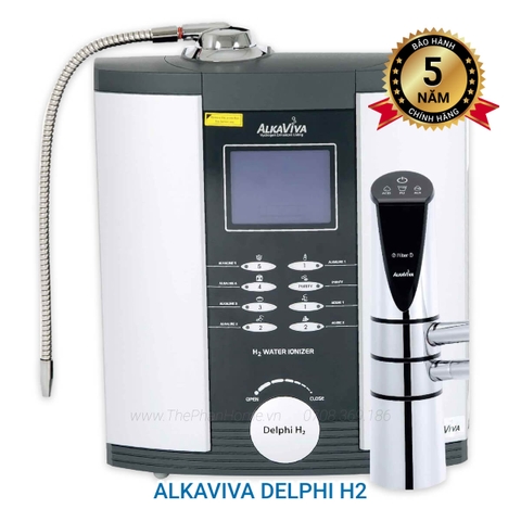 Máy Lọc Nước Điện Giải Ion Kiềm Giàu Hydro ALKAVIVA DELPHI H2