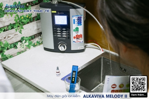 Máy Lọc Nước Điện Giải Ion Kiềm Giàu Hydro ALKAVIVA MELODY II