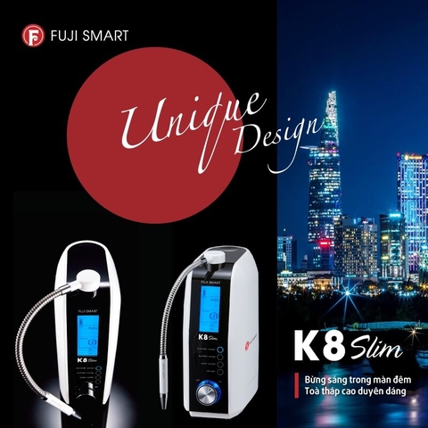 Máy Lọc Nước Điện Giải Ion Kiềm FUJI SMART K8 SLIM