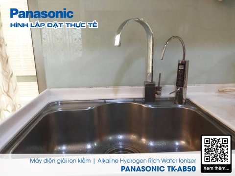 Máy Lọc Nước Điện Giải Ion Kiềm PANASONIC TK-AB50 - 5 tấm điện cực tạo ra 7 loại nước