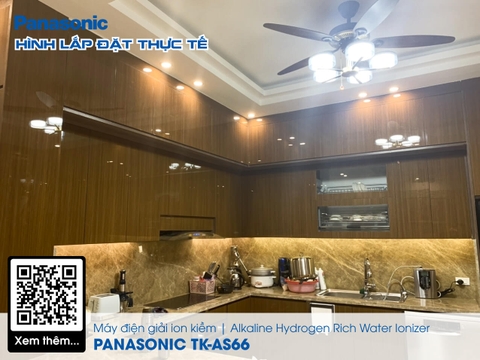 Máy Lọc Nước Điện Giải Ion Kiềm PANASONIC TK-AS66 - 5 tấm điện cực tạo ra 7 loại nước ion