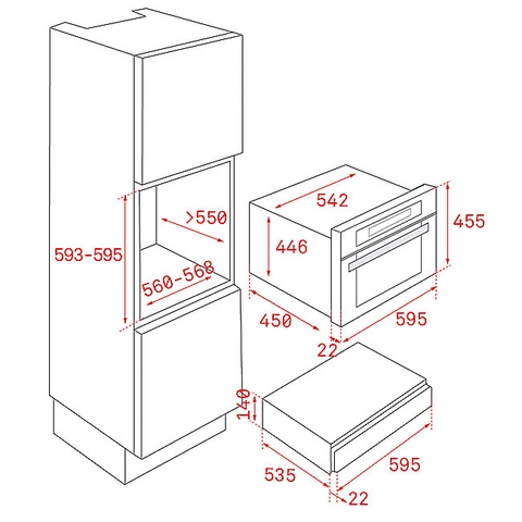 Máy Hâm Nóng Chén Dĩa TEKA - WISH CP15GS 40589920 - MAESTRO, Sức chứa 6 dĩa, nhiệt độ 30-80°C