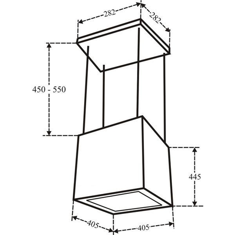 Máy Hút Mùi CHEF'S EH-R820E5 - 3 cấp độ, Treo độc lập sang trọng, Lưới lọc inox 5 lớp