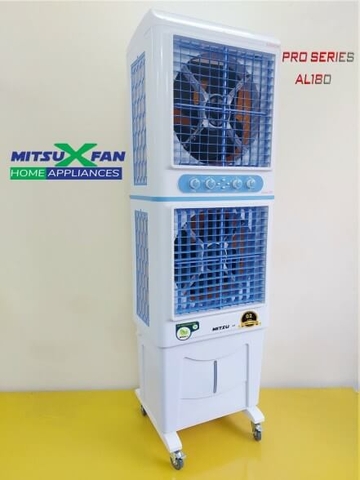 Máy Làm Mát Không Khí Công Nghiệp Cao Cấp MitsuXFan AL180 - Công suất 360W, diện tích 35-70 m²