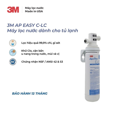 Máy Lọc Nước Mỹ 3M AP EASY C-LC Dành Cho Tủ Lạnh (70020345958)