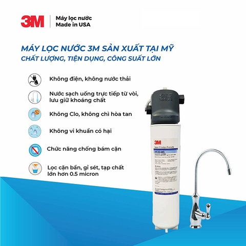 Máy Lọc Nước 3M BREW 120MS - Lắp Bồn Rửa