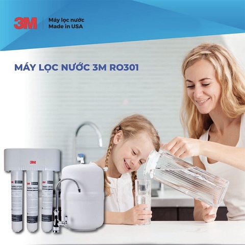 Máy Lọc Nước 3M RO301 Lắp Dưới Bồn Rửa