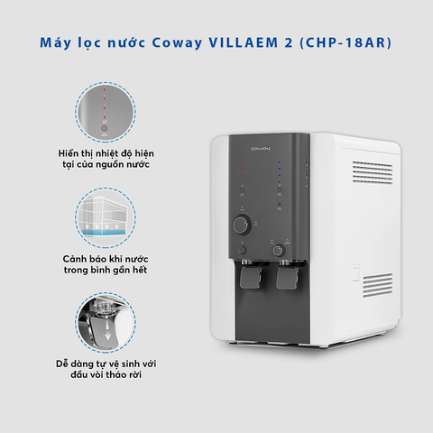 Máy Lọc Nước Nóng Ấm Lạnh Nguội Để Bàn Coway VILLAEM 2 (CHP-18AR)