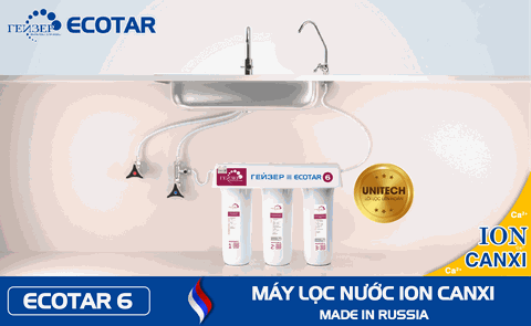 Máy Lọc Nước Nano Ion Canxi Geyser ECOTAR 6 – Made in Russia