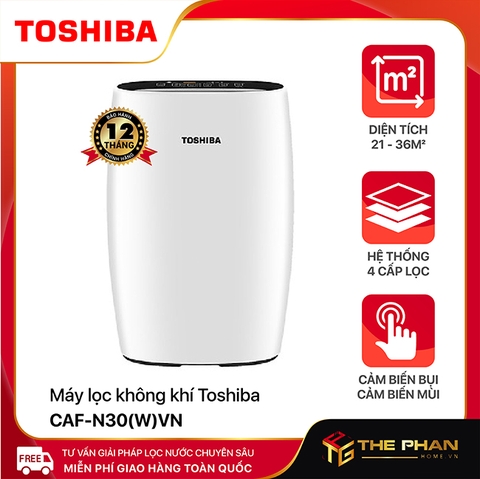 Máy Lọc Không Khí Toshiba CAF-N30(W)VN (<36m²) - Bộ Lọc 4 trong 1