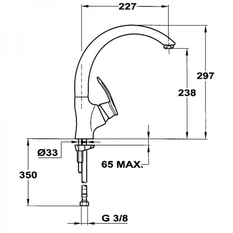 Vòi Rửa TEKA - MC10PLUS 97911502 - Nước nóng, lạnh, Thép không gỉ AISI 311