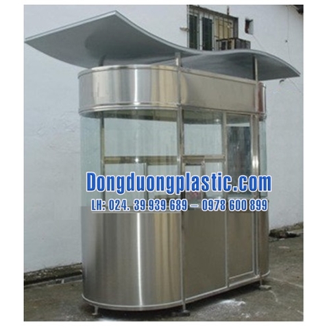 Cabin bảo vệ inox BDI-06 (Kính cong)